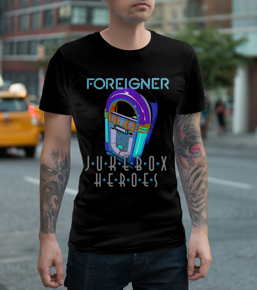 FOREIGNER Jukebox Heroes T-Shirt
