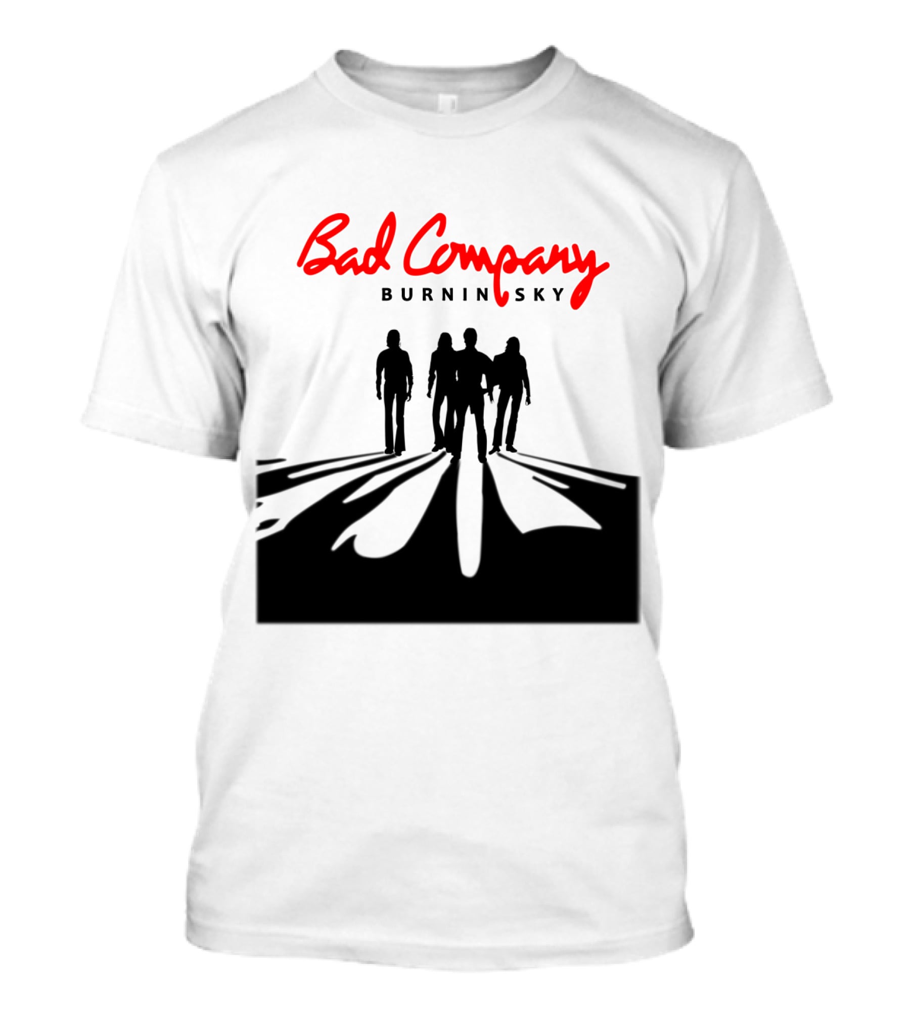 Bad Company Burnin' Sky Silhouette Walkway T-Shirt
