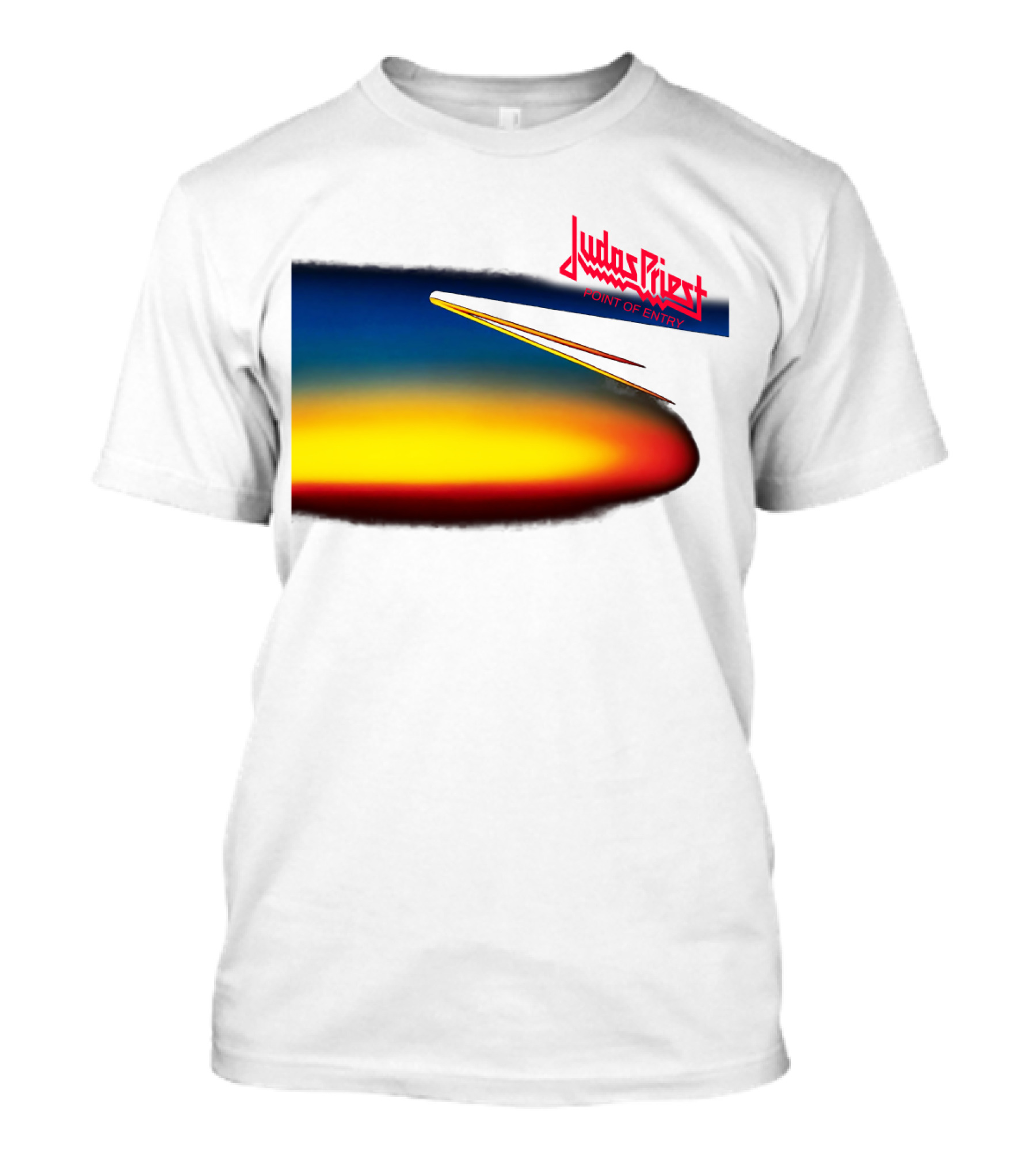 Judas Priest Point Of Entry Gradient Horizon T-Shirt