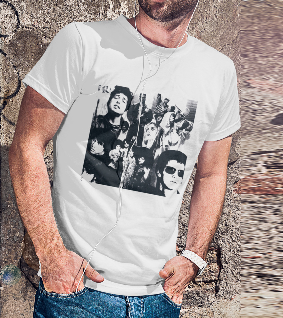 Duran Duran Thank You Album Collage Recognizable Music Figures T-Shirt