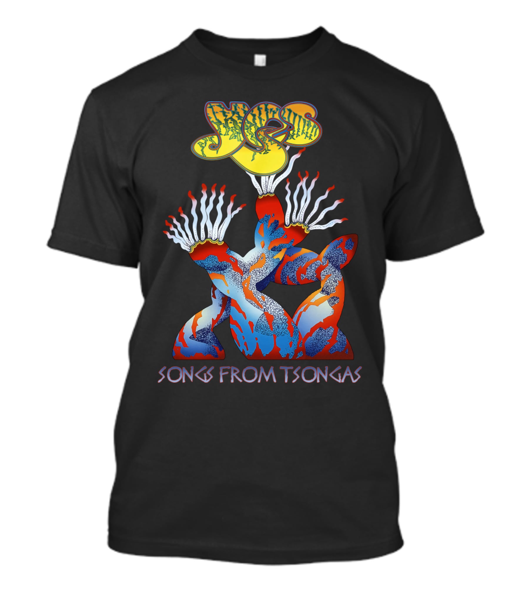 Yes Songs From Tsongas Colorful Abstract T-Shirt