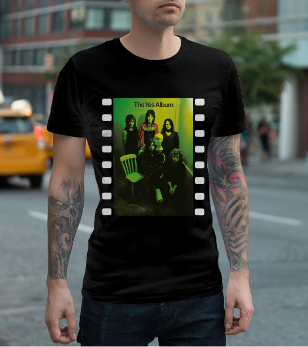 The Yes Album Filmstrip Cover Band Photo T-Shirt