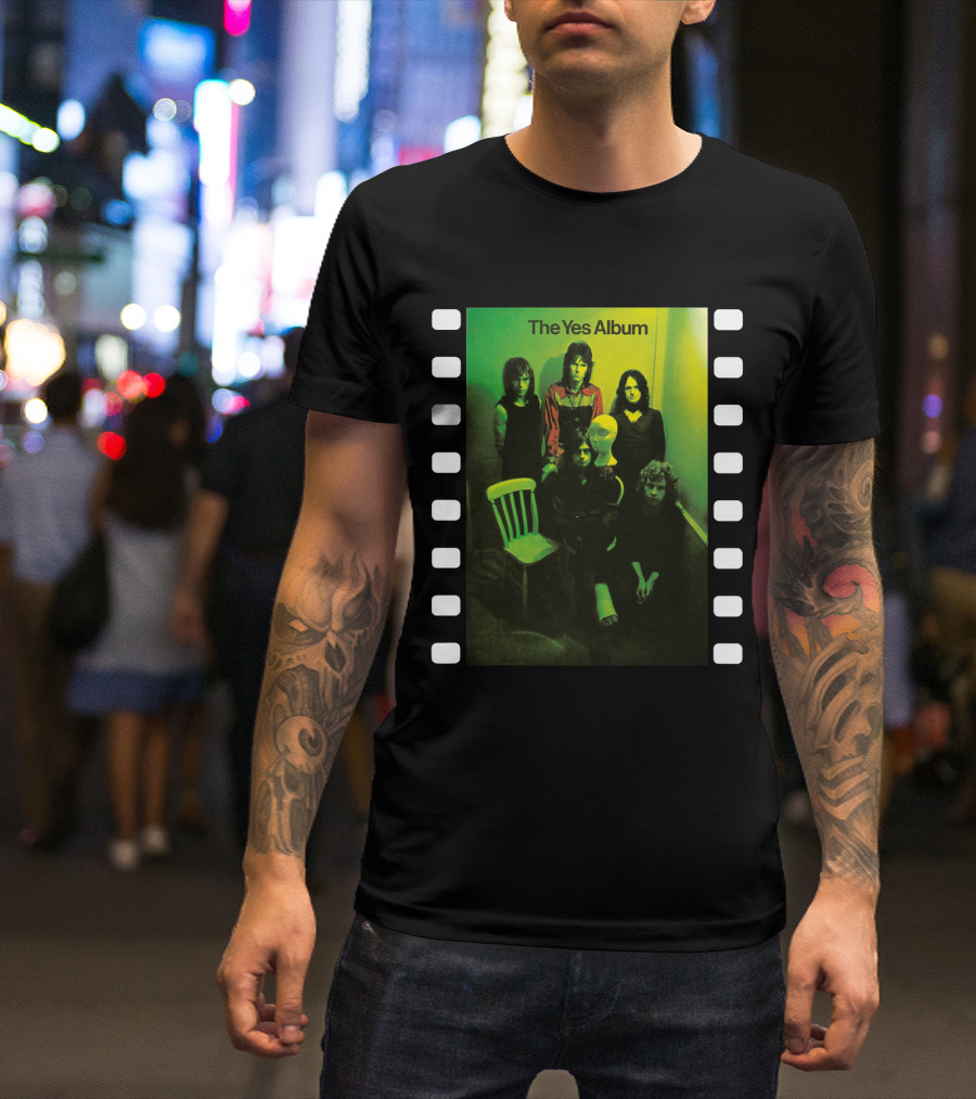 The Yes Album Filmstrip Cover Band Photo T-Shirt