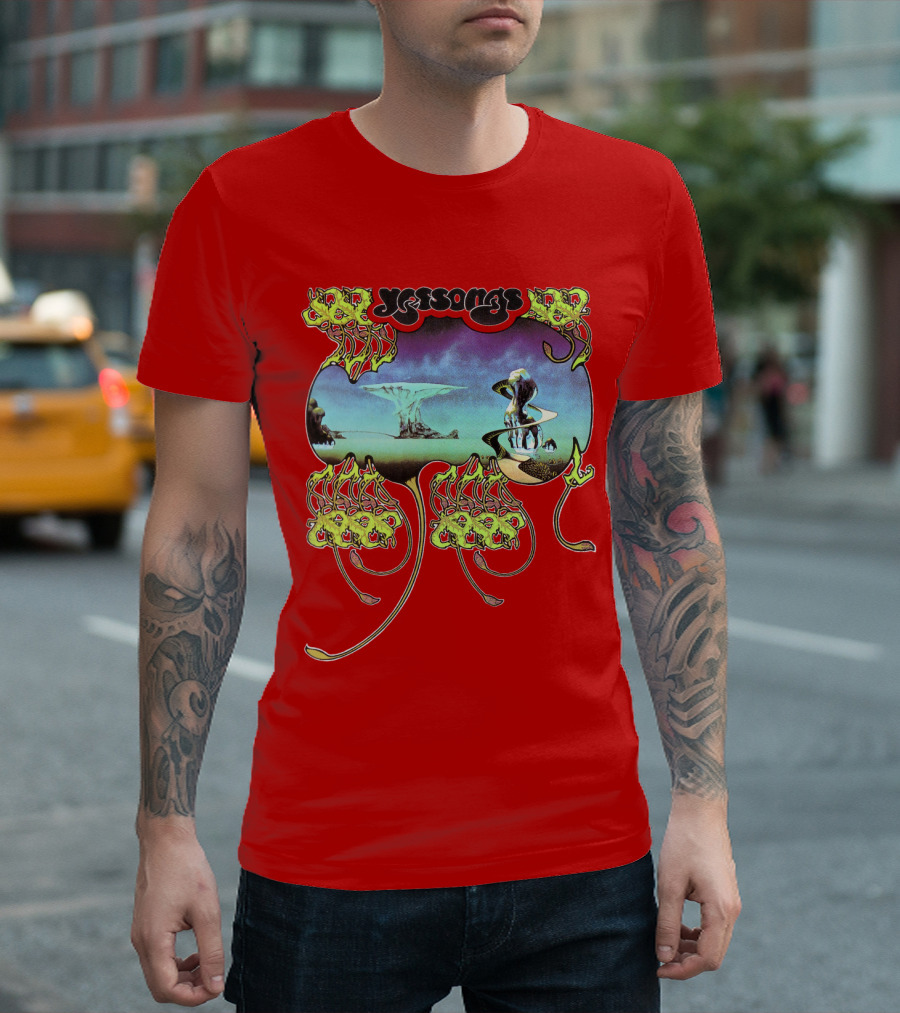 Yes Yessongs Album Artwork Fantasy Landscape T-Shirt