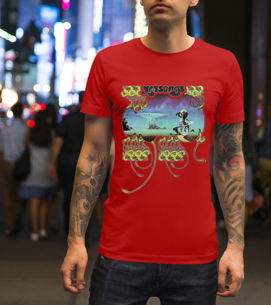 Yes Yessongs Album Artwork Fantasy Landscape T-Shirt