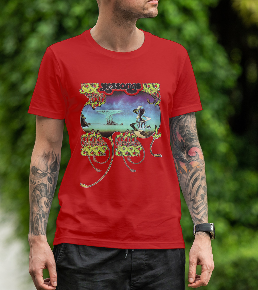 Yes Yessongs Album Artwork Fantasy Landscape T-Shirt