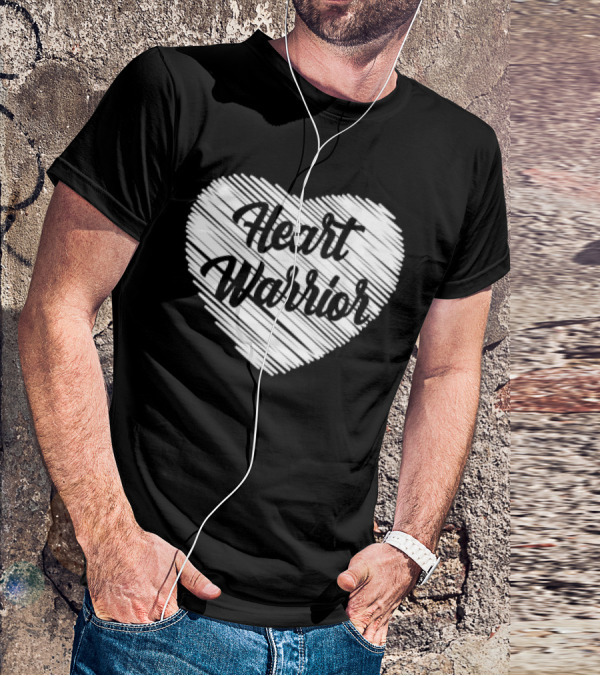 Heart Warrior Wear Red Heart Disease Awareness T-Shirt