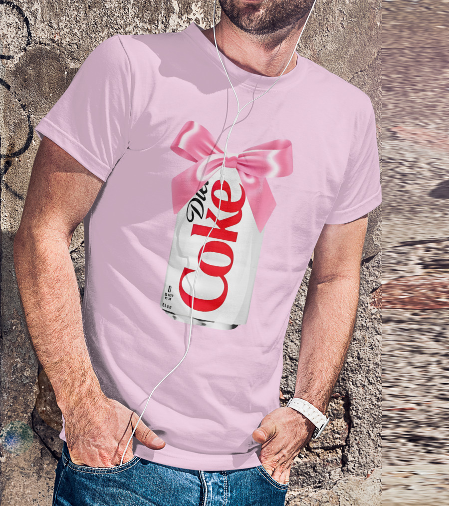 Pink Bow Diet Coke Can T-Shirt