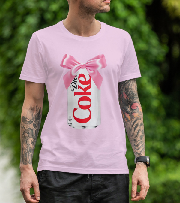 Pink Bow Diet Coke Can T-Shirt