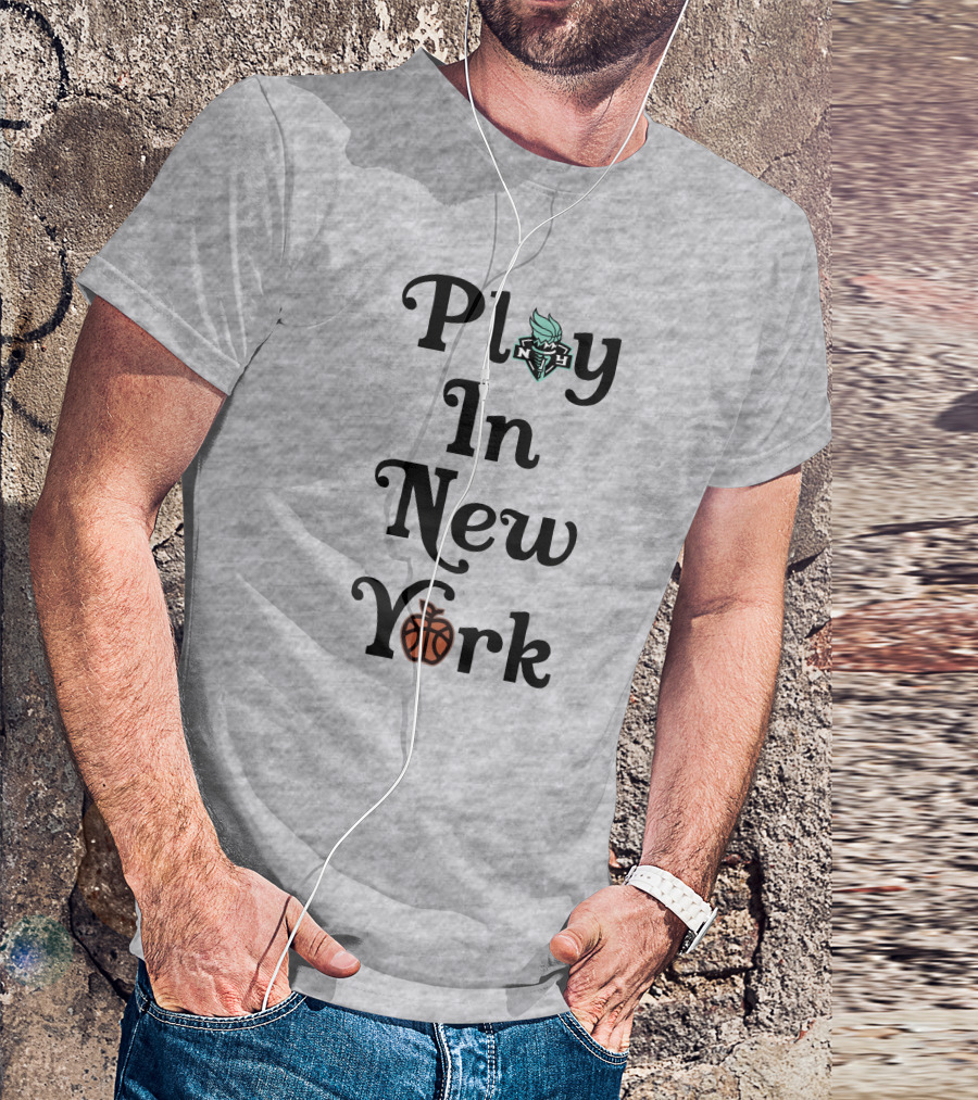 Play In New York Liberty Basketball Icon T-Shirt