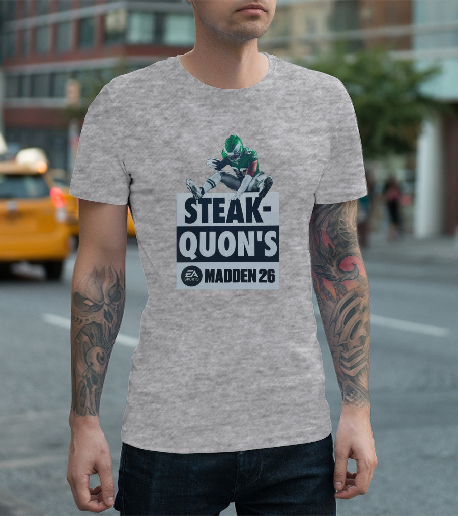 Saquon Barkley Steak Quon’s EA Sports Madden 26 Philadelphia Eagles T-Shirt