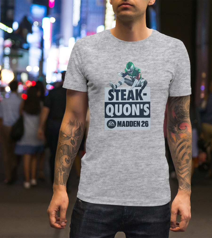 Saquon Barkley Steak Quon’s EA Sports Madden 26 Philadelphia Eagles T-Shirt
