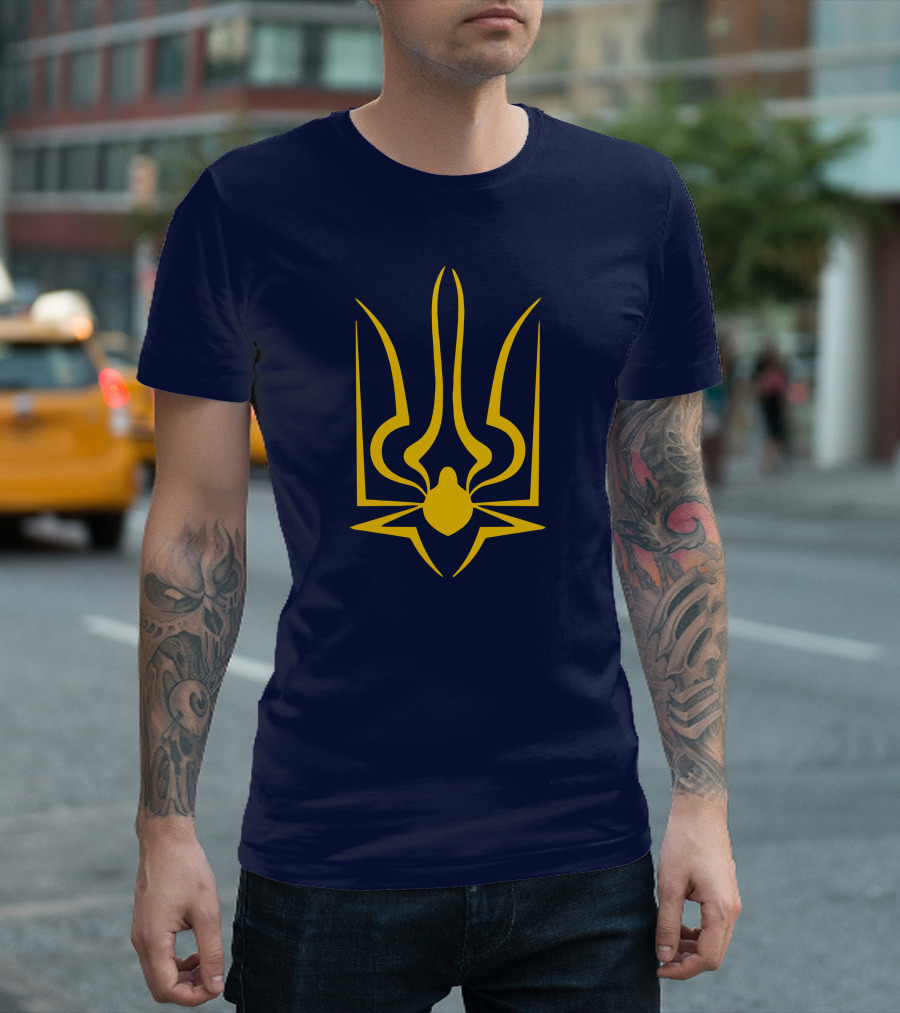Yuri Tard Spiderweb Ukraine T-Shirt