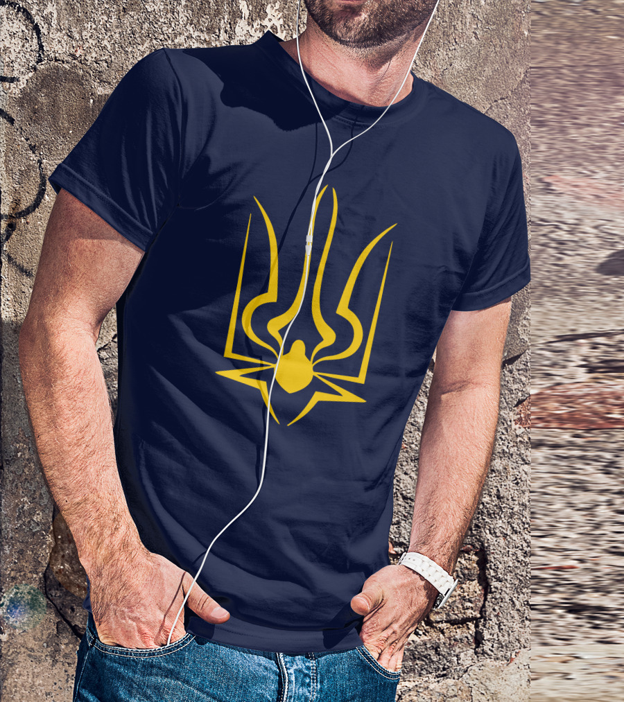 Yuri Tard Spiderweb Ukraine T-Shirt