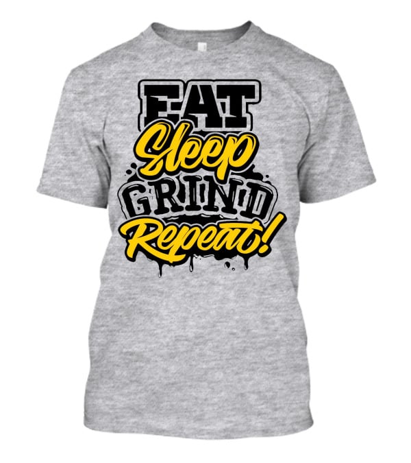 Jordan 11 Gamma Blue Eat Sleep Grind Repeat Routine T-Shirt