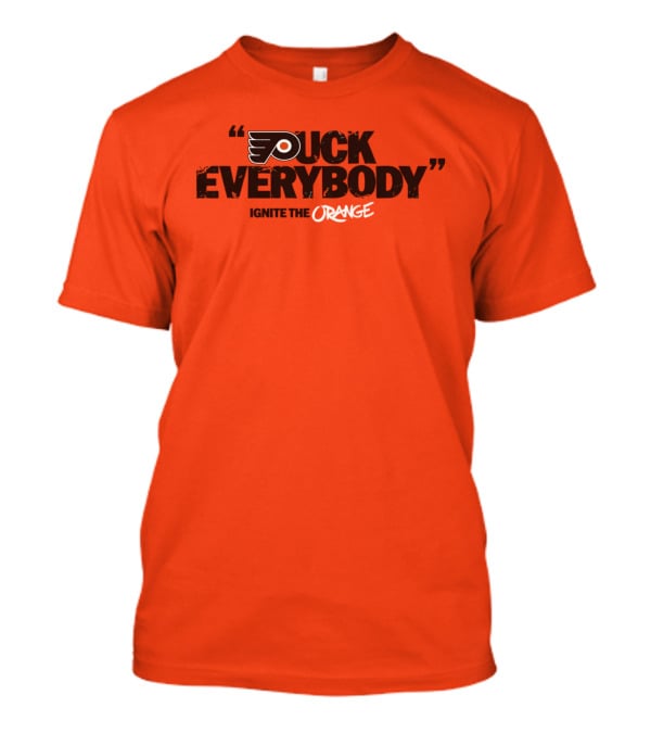 Philadelphia Flyers Puck Everybody Ignite The Orange T-Shirt