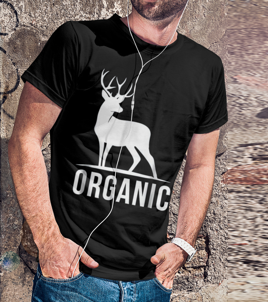 Deer Organic Bow Hunter Inspired Deer T-Shirt