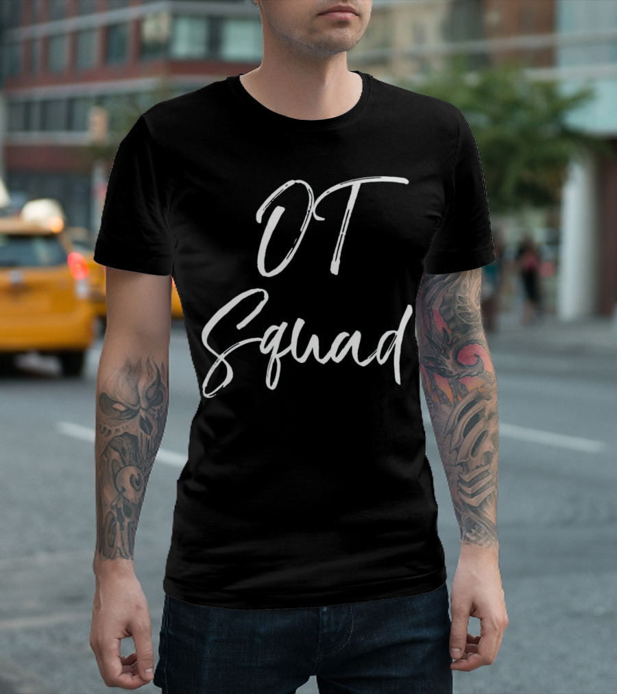OT Squad Cute Occupational Therapist Crew T-Shirt