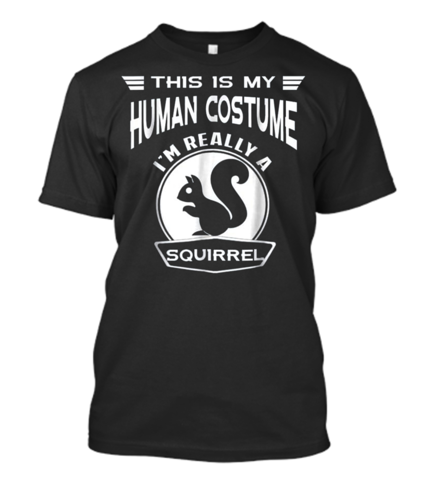 This Is My Human Costume I'm Really A Squirrel Fun T-Shirt
