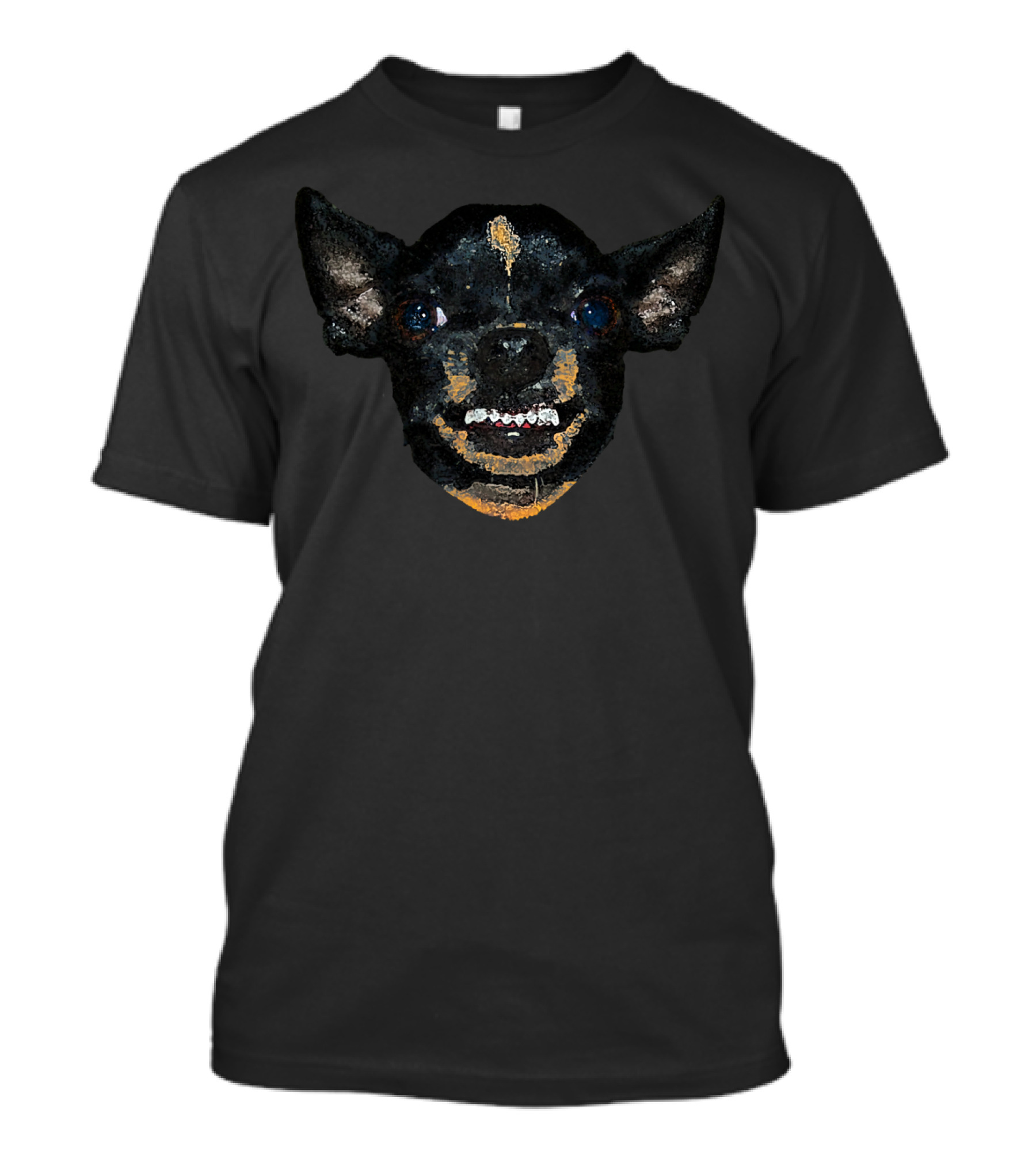 Chihuahua Grinning Face T-Shirt