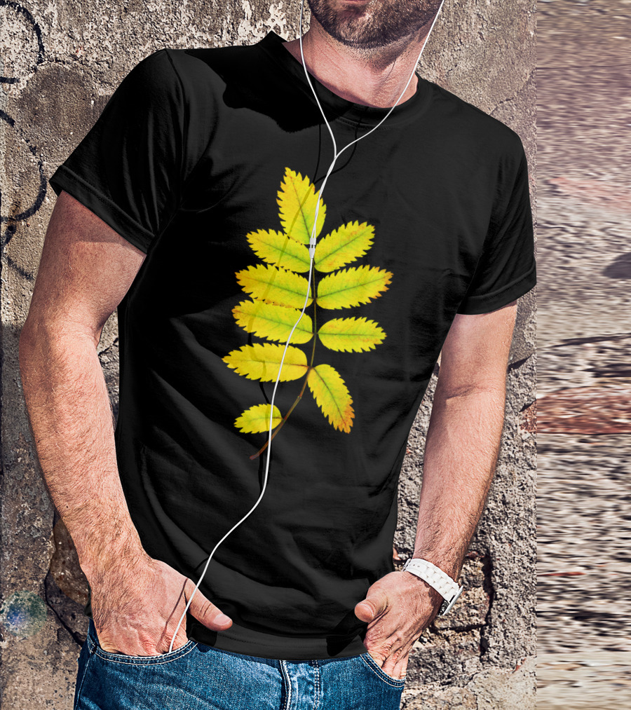 Rowan Tree Autumn Leaf Seasonal Transformation T-Shirt