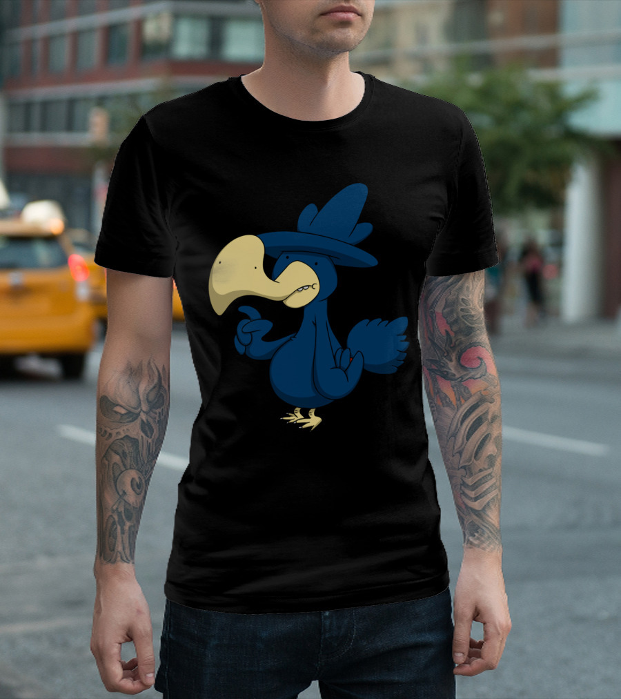 Crow Monr Wizard Dodo Bird T-Shirt