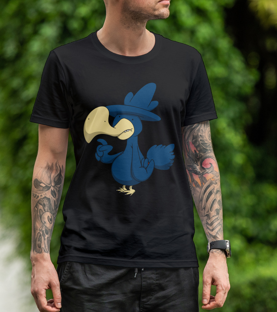 Crow Monr Wizard Dodo Bird T-Shirt