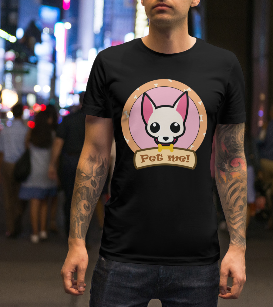 Chihuahua Pet Me Cute Cartoon Dog T-Shirt