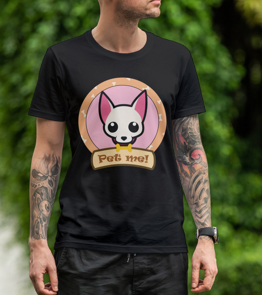 Chihuahua Pet Me Cute Cartoon Dog T-Shirt