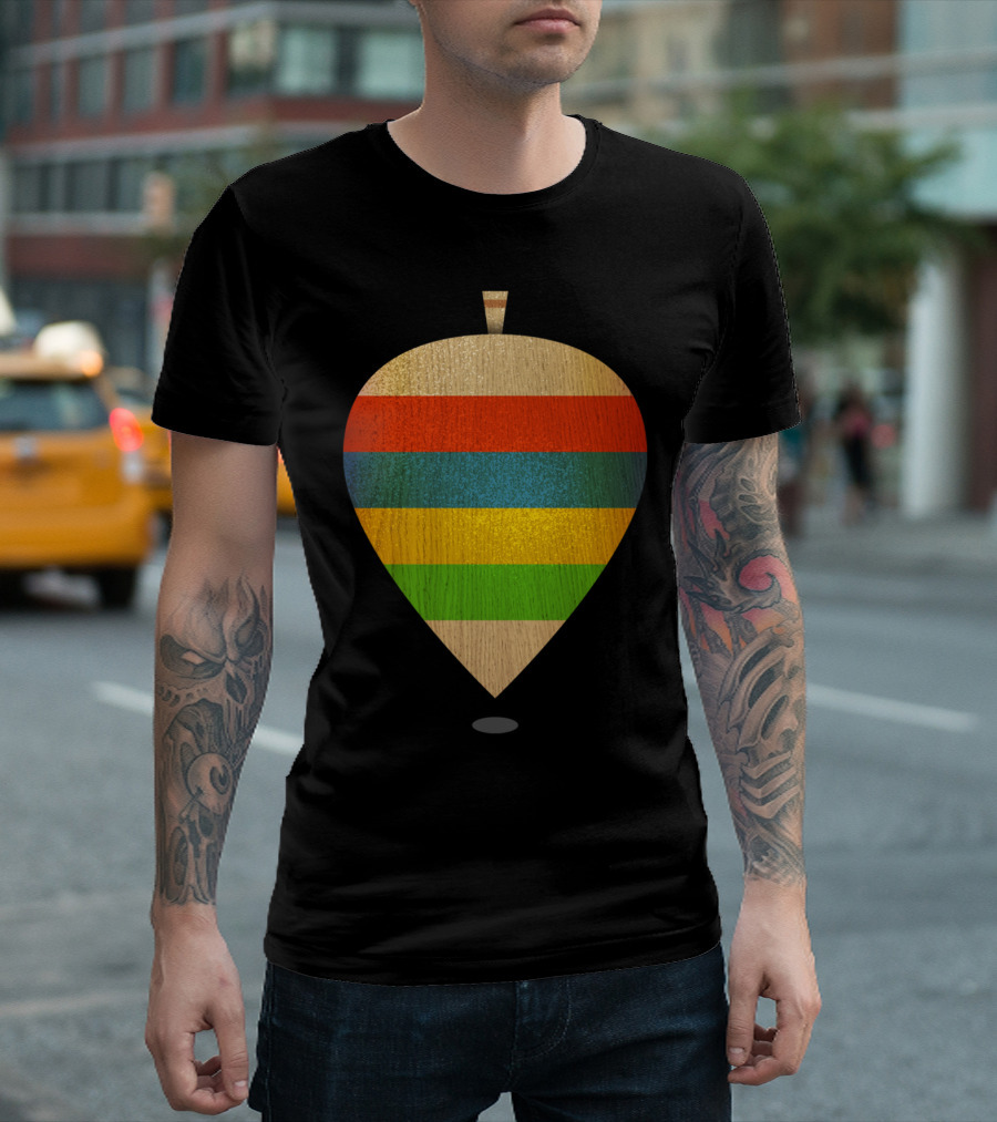 Topsy Turvy Colorful Wooden Spinning Top T-Shirt