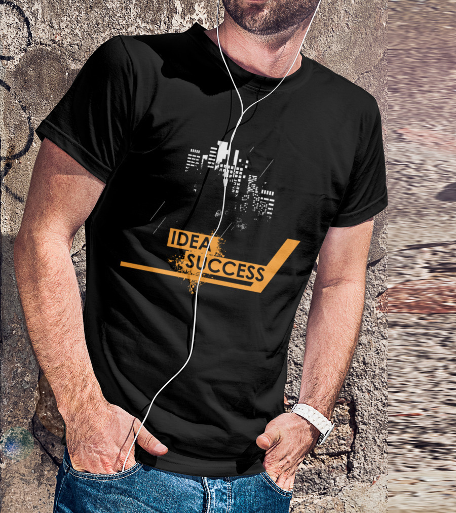 My Idea Is My Success City Skyline T-Shirt