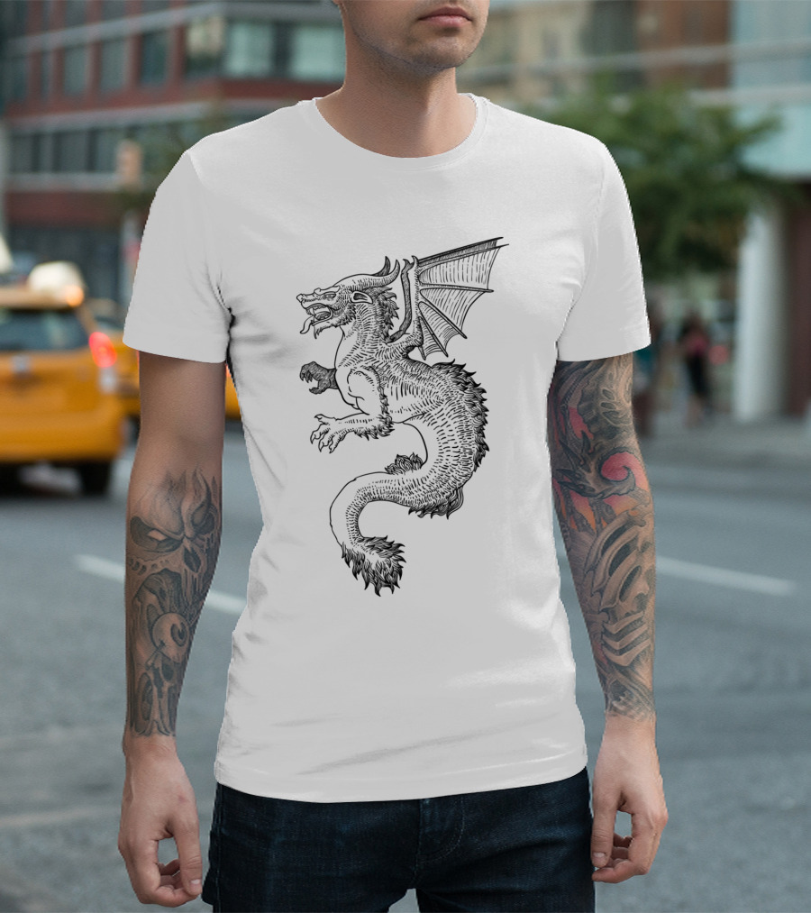 Child Of Dagon Dragon Mythical Creature T-Shirt