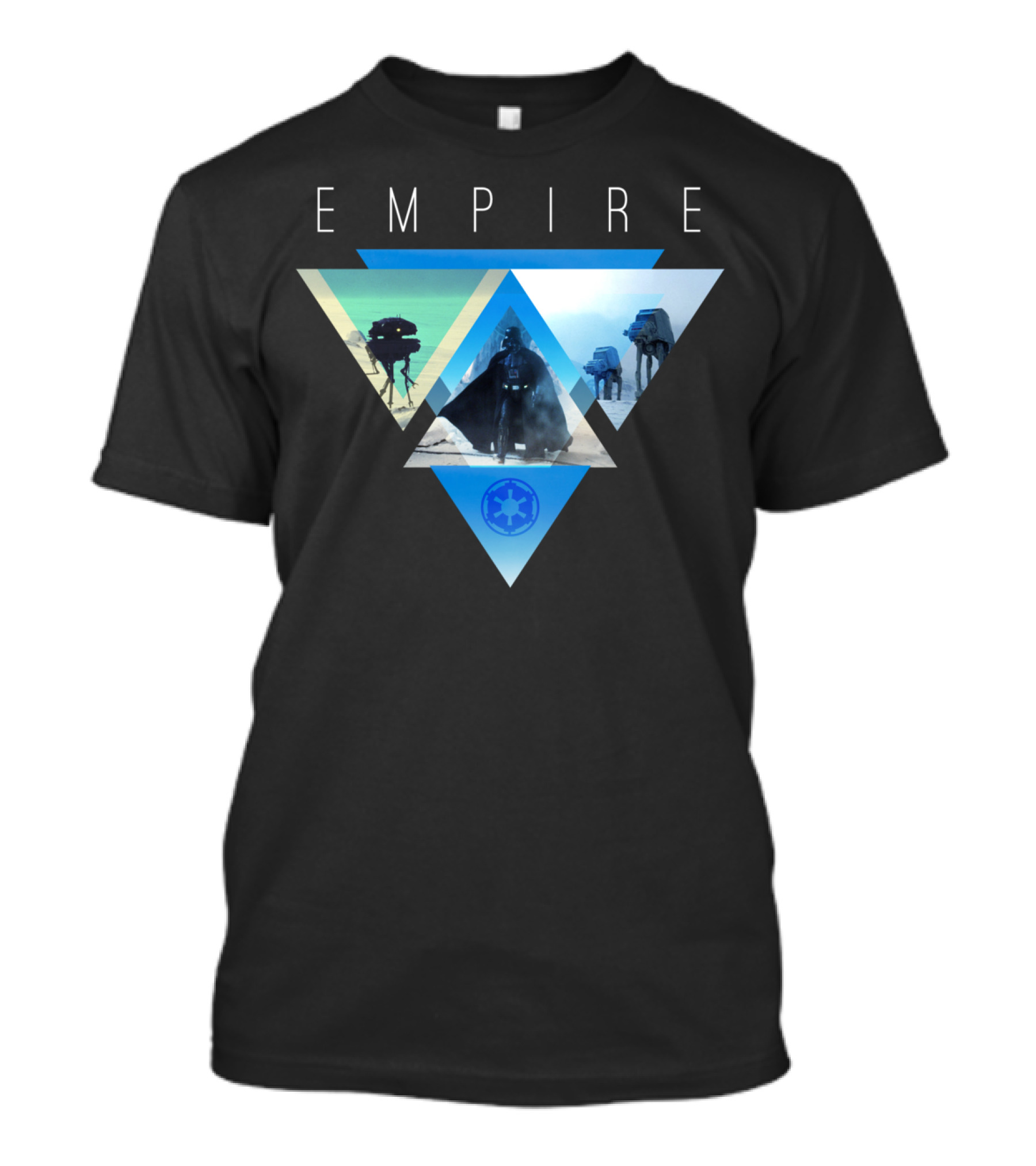 Empire Geometric Triangles Vader Walkers T-Shirt