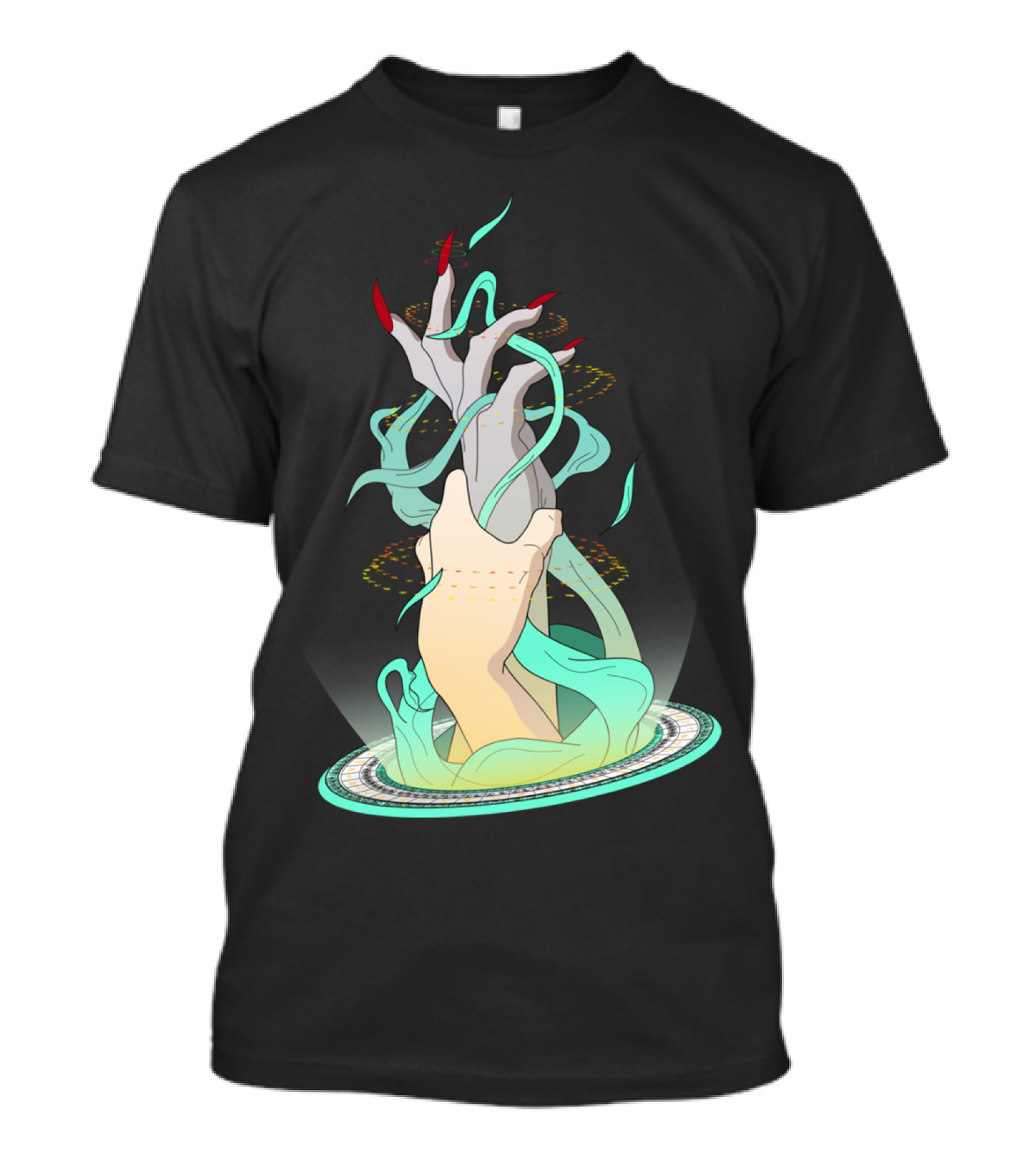 Transformation T - Hand Reaching Through Portal With Mystical Energy T-Shirt