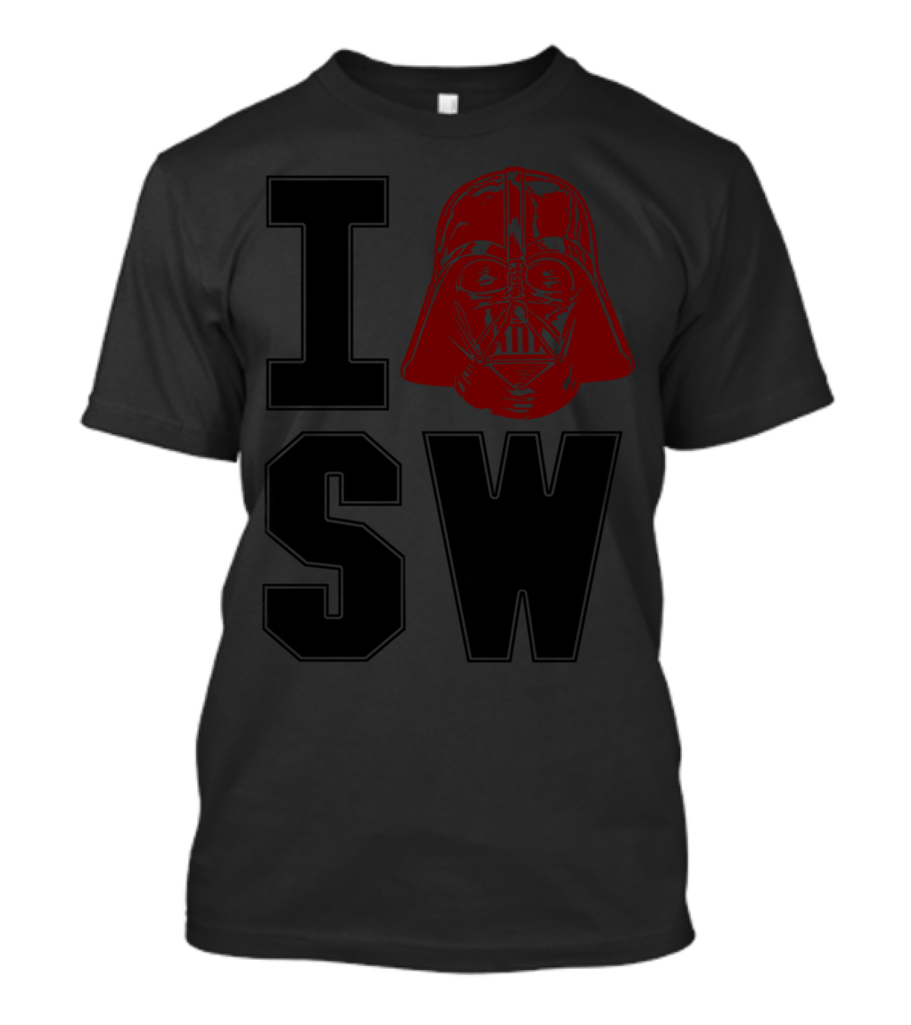 I Love SW Darth Vader Helmet Star Wars T-Shirt