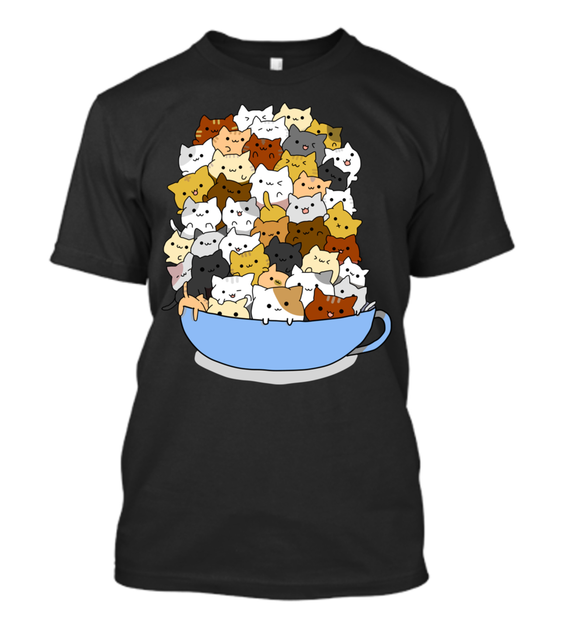 Cup Full Of Cats Cuteness Explosion T-Shirt