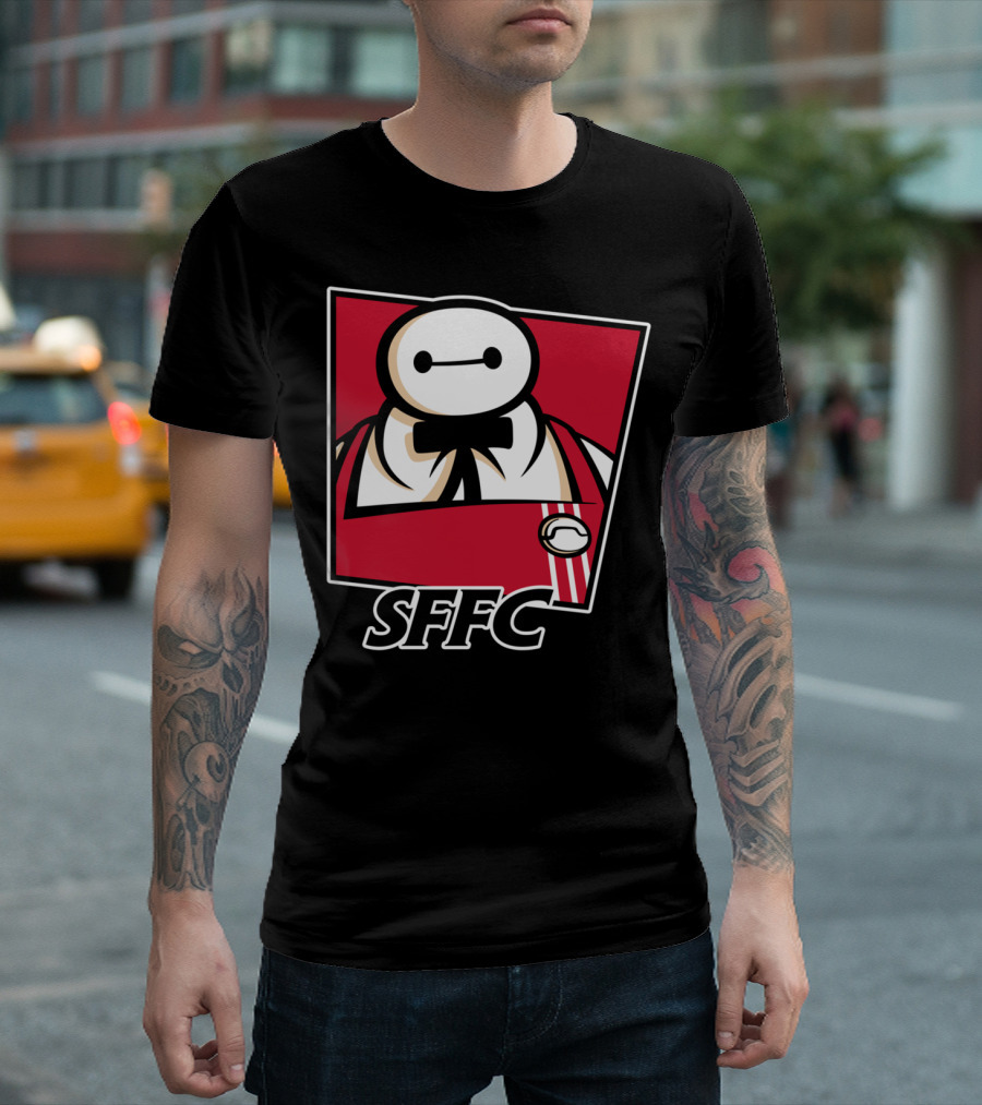 SFFC Wiiings San Fransokyo Fried Chicken Baymax Crossover T-Shirt