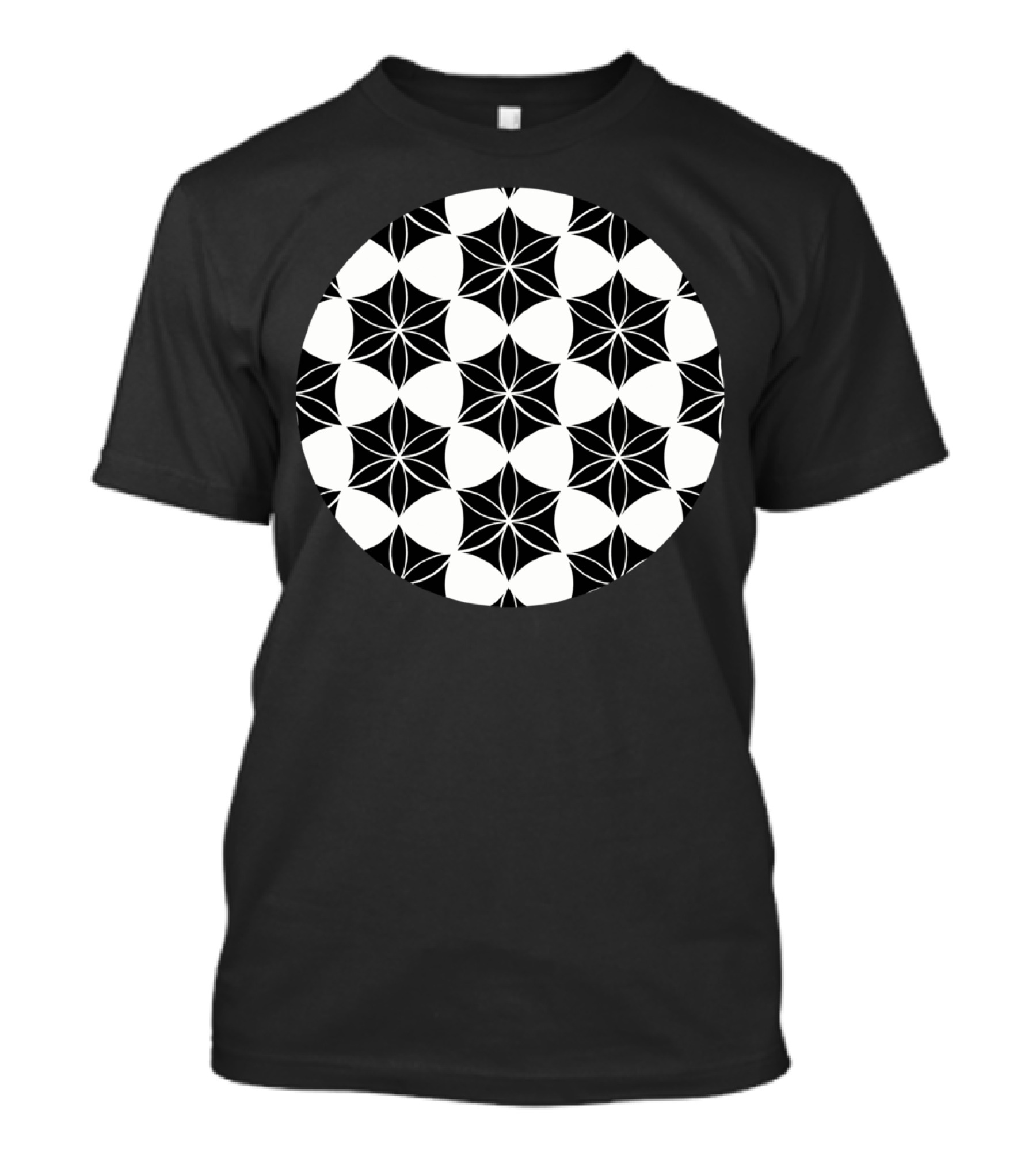 Flower Of Life Sacred Geometry Pattern Ball T-Shirt