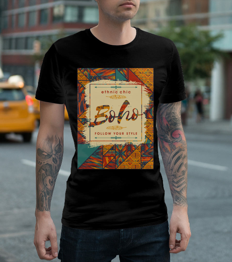 Ethnic Chic Boho Follow Your T-Shirt