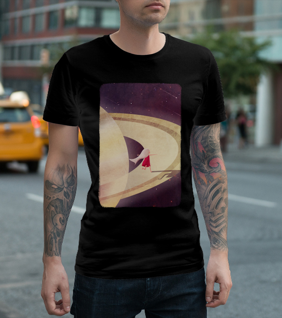 Saturn Child Cosmic Journey T-Shirt