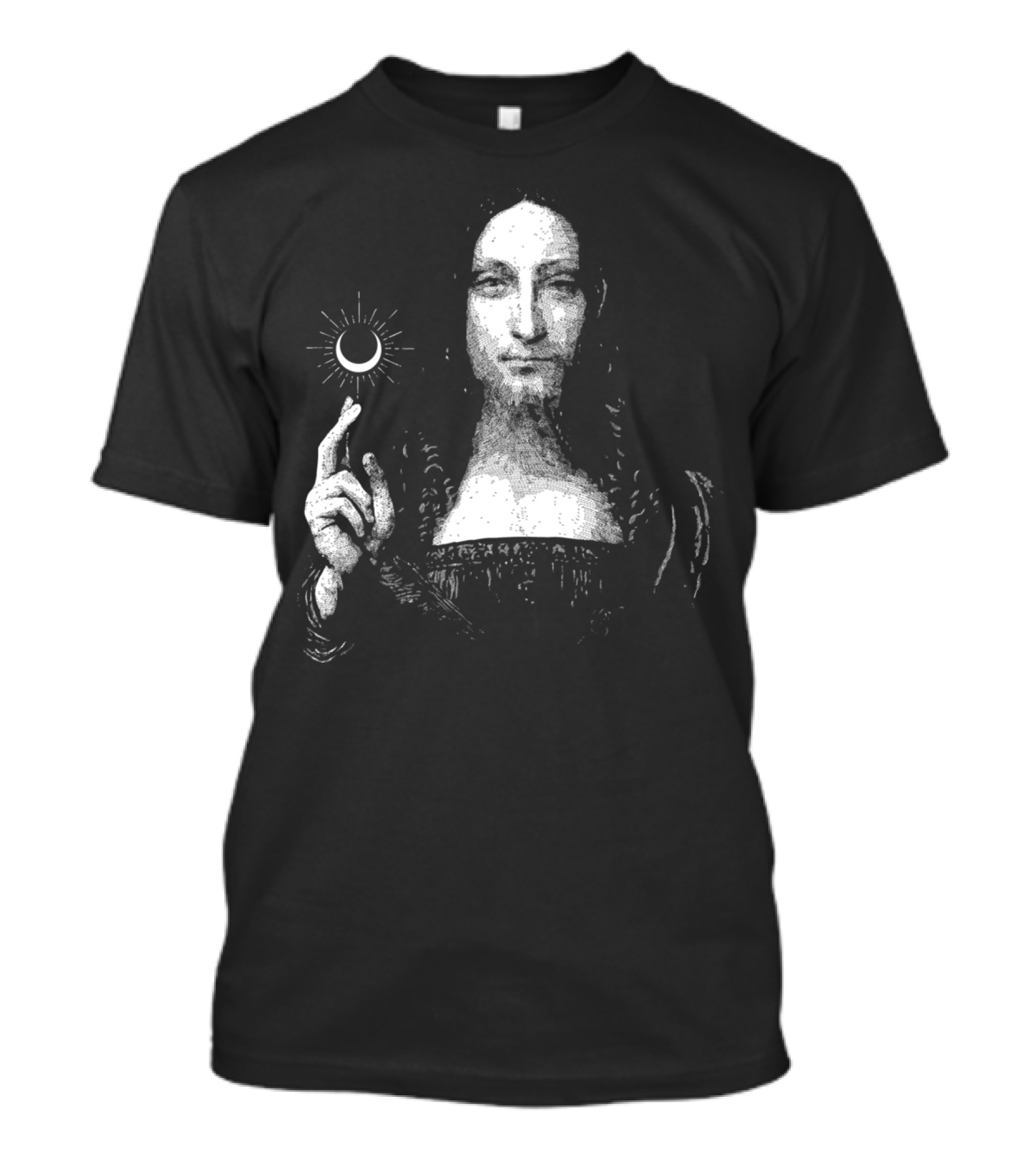Christ Salvator T Sun Moon Iconic T-Shirt
