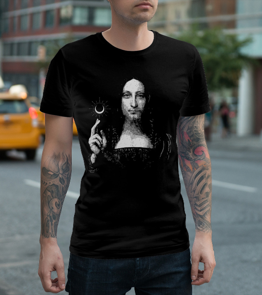 Christ Salvator T Sun Moon Iconic T-Shirt