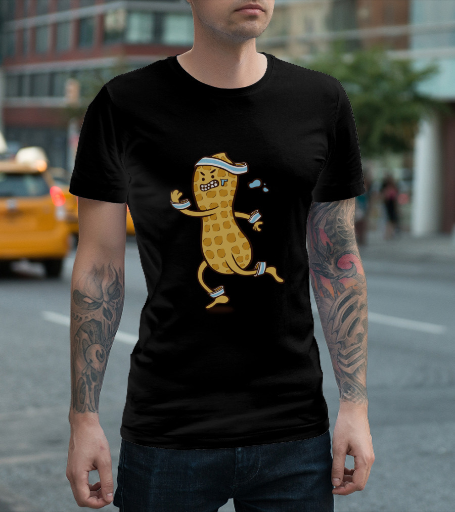 Health Nut Jogging Peanut T-Shirt