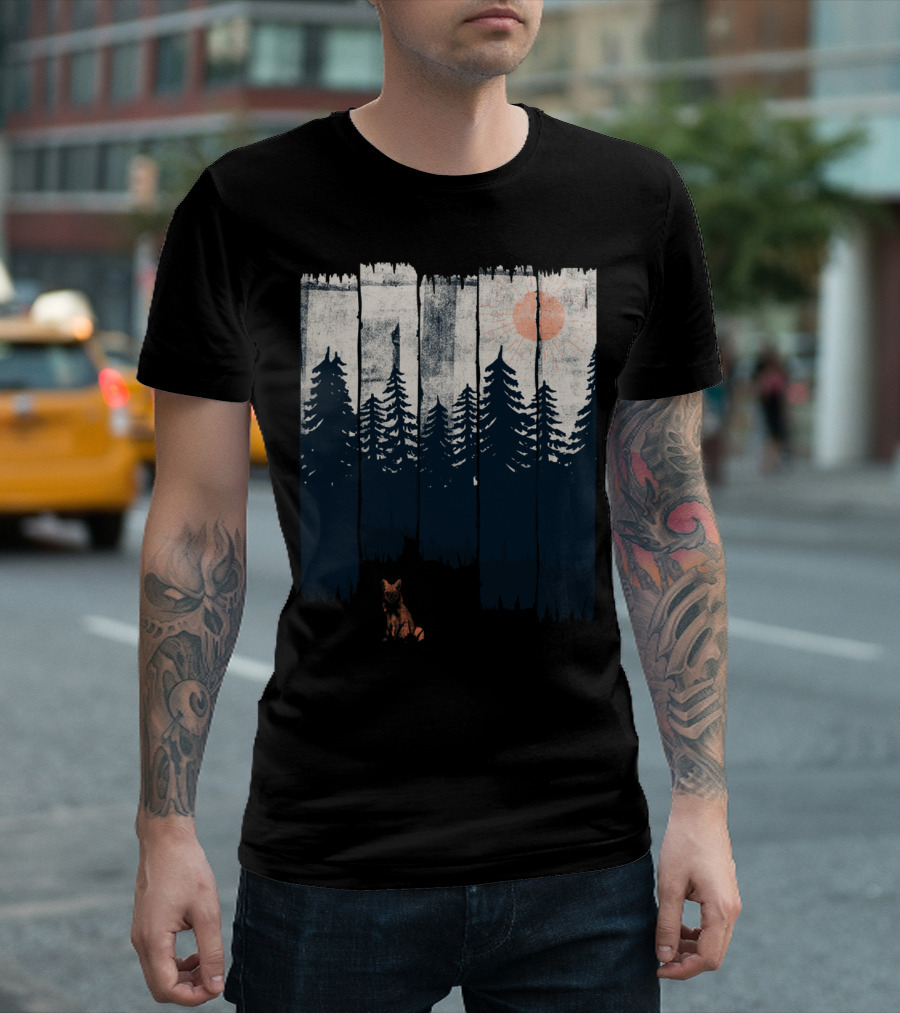 A Fox In The Wild Woods Sun T S T-Shirt