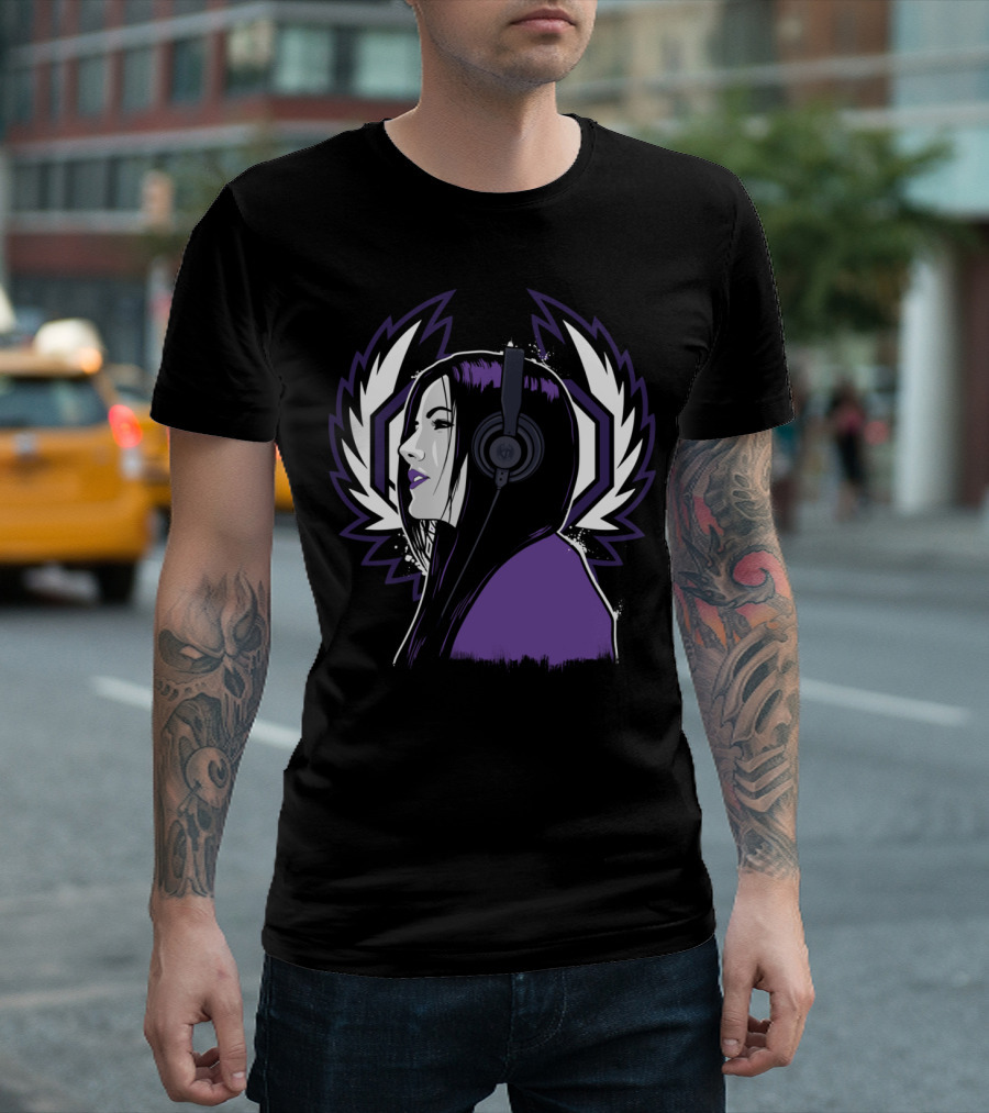 KayPea Headphones Wings Gaming T-Shirt