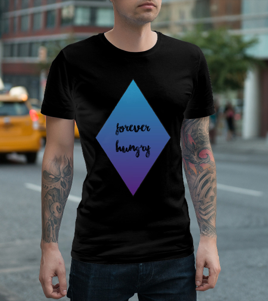 Forever Hungry Blue Purple Diamond T-Shirt