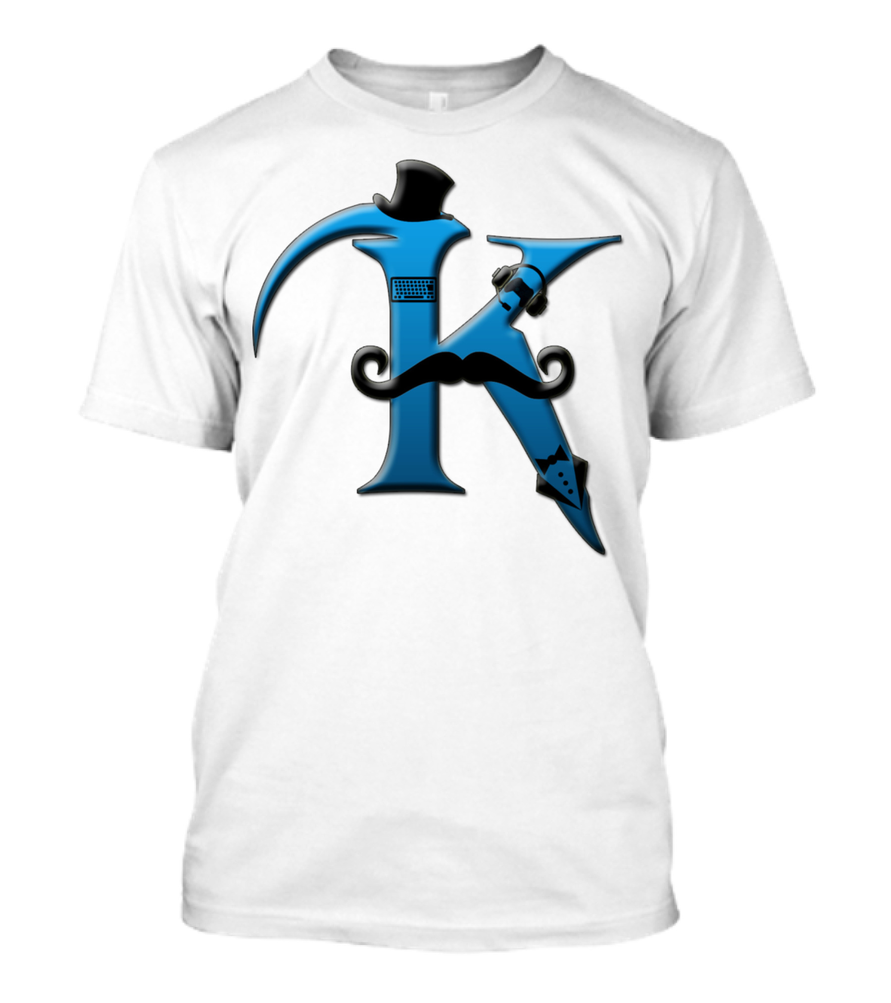 Khaswi K Blue Iconic Gentleman Accessories T-Shirt