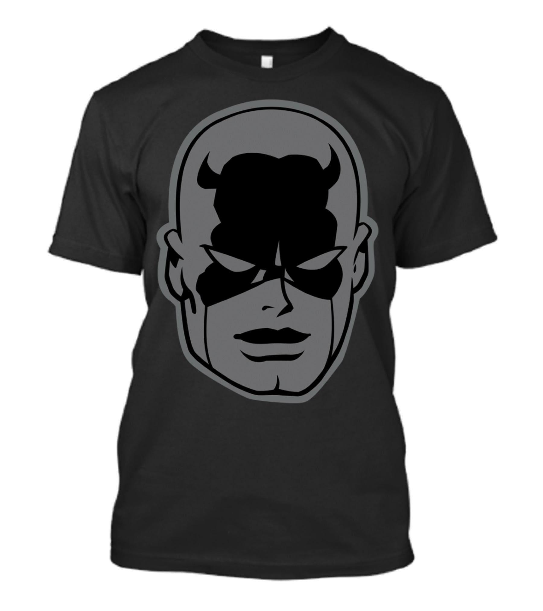 Shadow Face Of Devil Mask Daredevil T-Shirt
