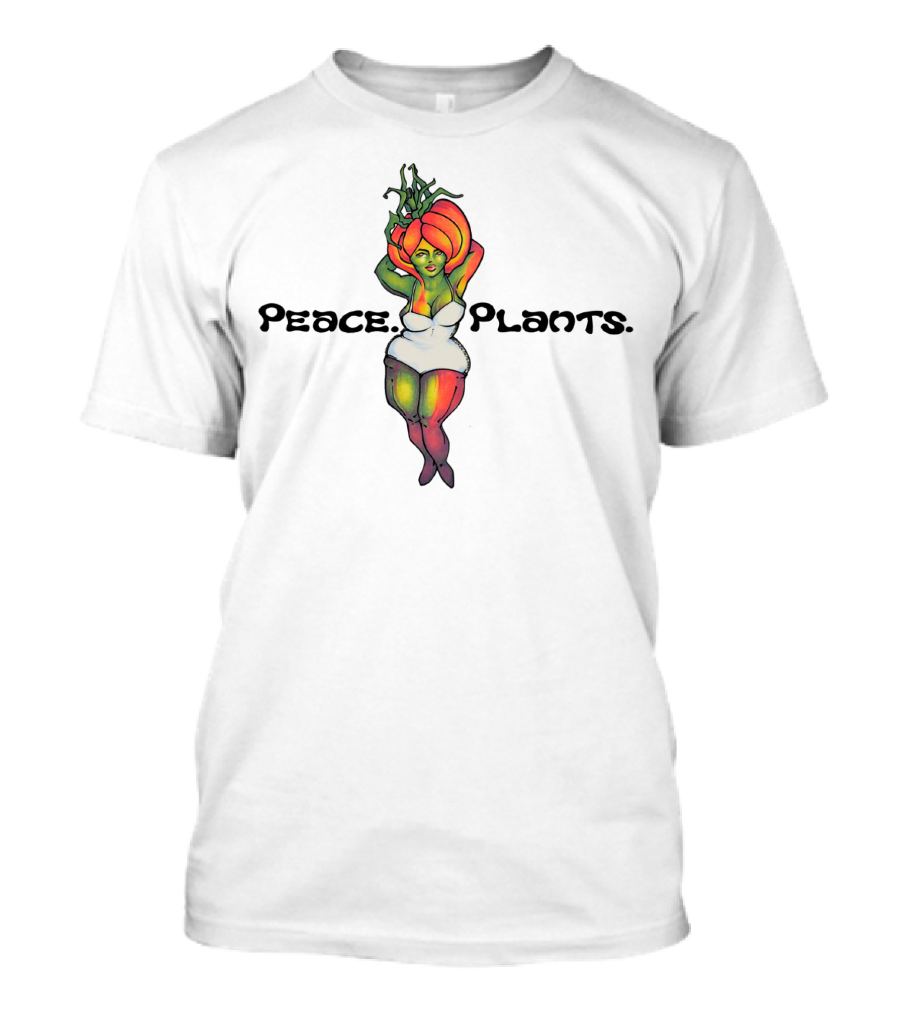 Peace Plants Heirloom Tomato Veggie Girl T-Shirt