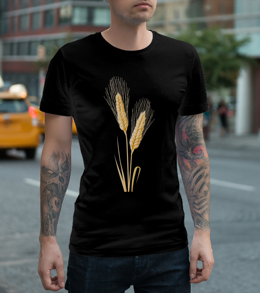 Two Ears Of Wheat Sti Nature Inspired T-Shirt